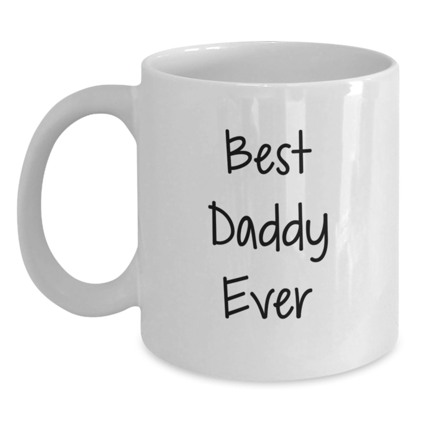 Daddy White Coffee Mug for Him Best Daddy Ever Birthday Gift - Main