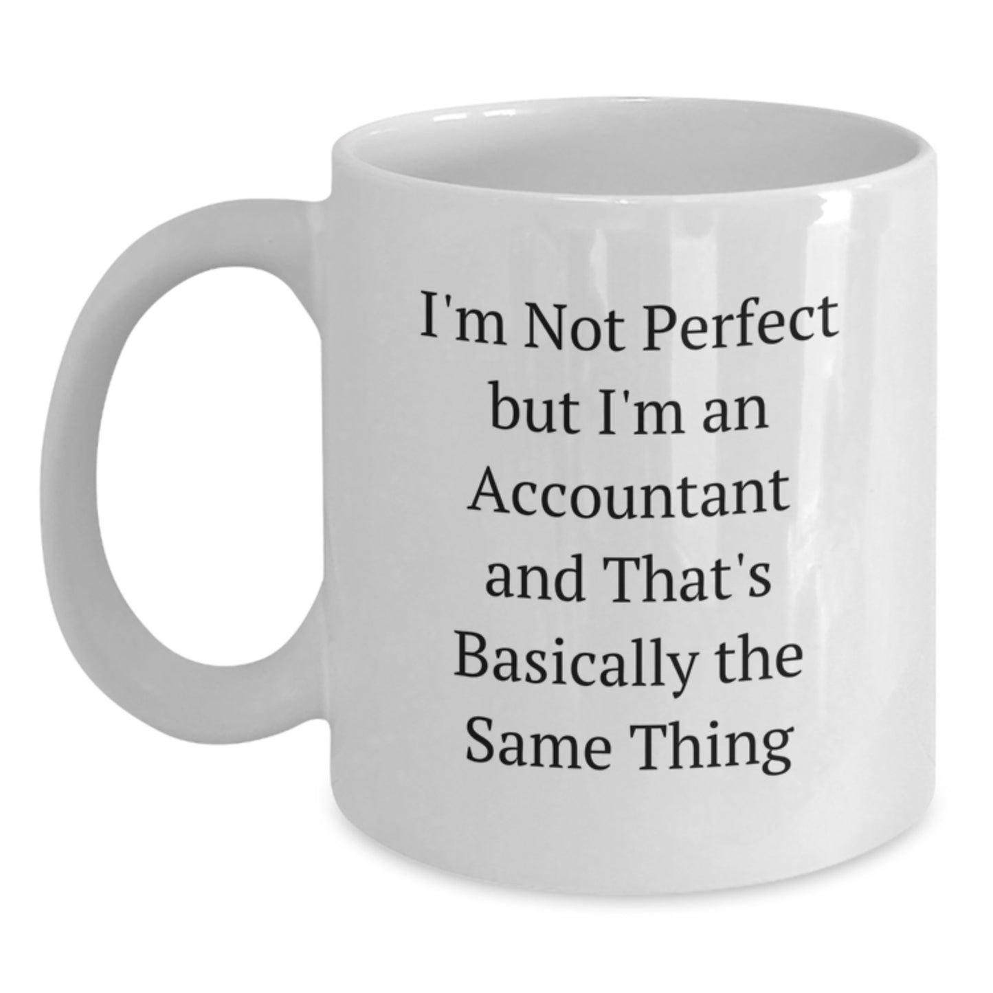 Accountant Keepsake White Coffee Mug Birthday Gift for Him - Main