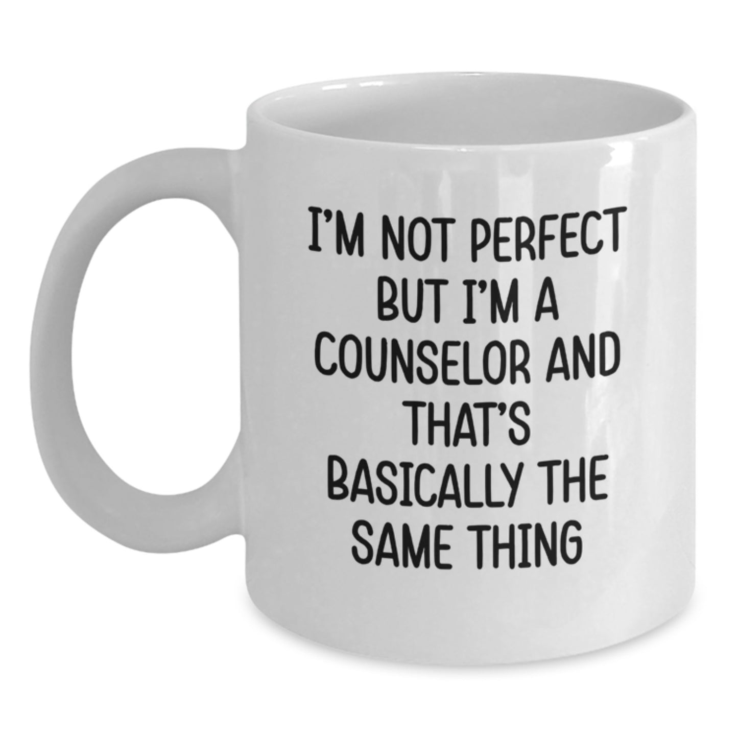Counselor Keepsake White Coffee Mug 11oz Ceramic Birthday Gift for Him - Main