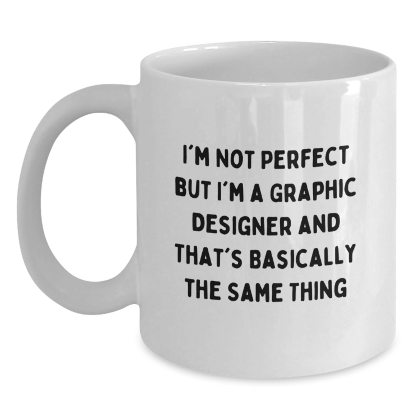 Graphic Designer Keepsake White Coffee Mug for Him Birthday Gift - Main
