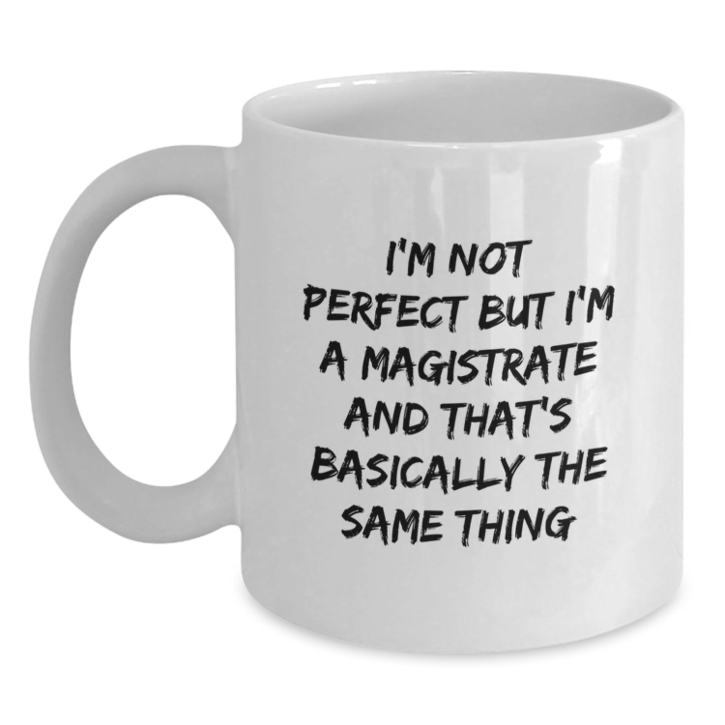 Birthday Gift for Her Magistrate White Coffee Mug Ceramic Present - Main