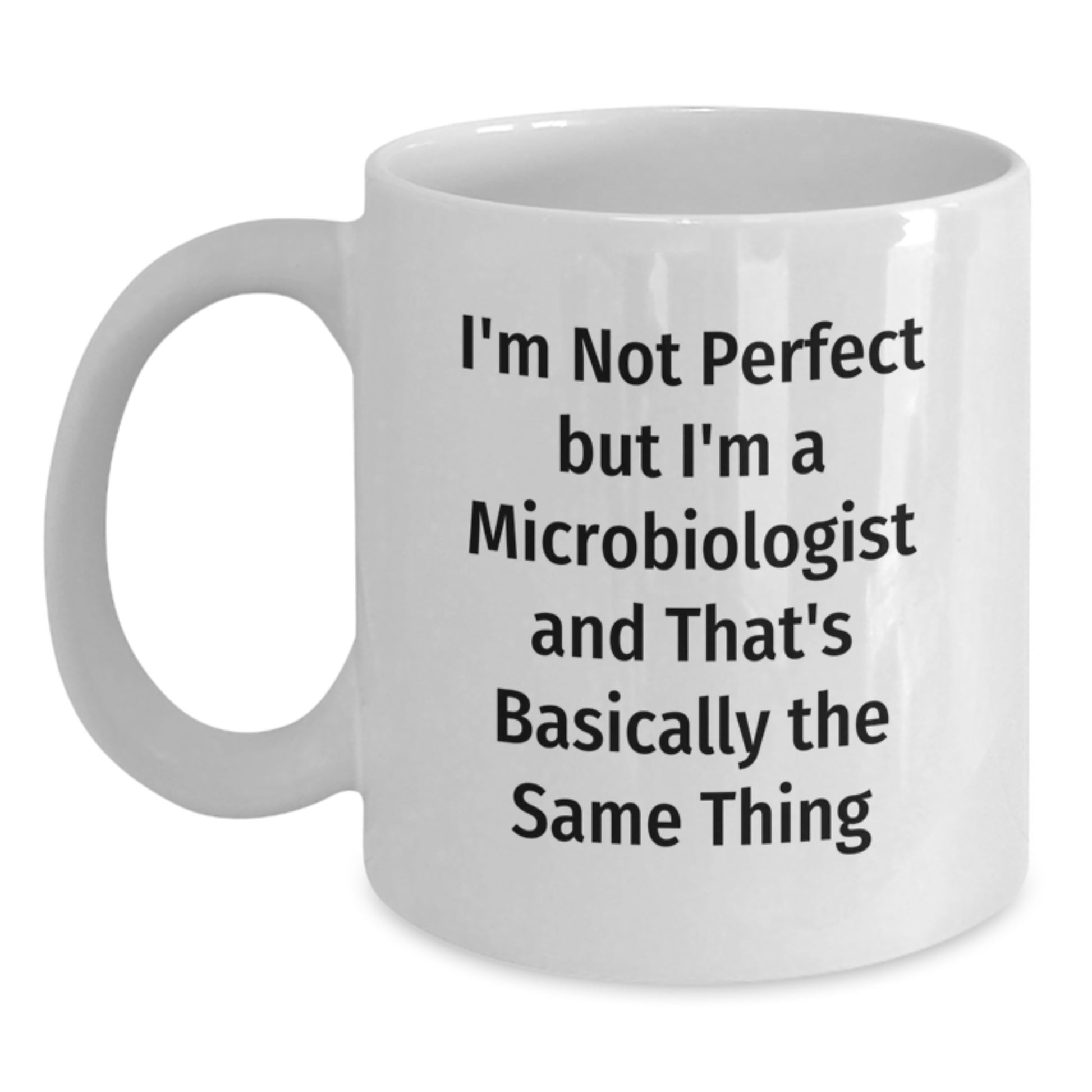 Microbiologist Keepsake White Coffee Mug for Him Birthday Gift Ceramic - Main