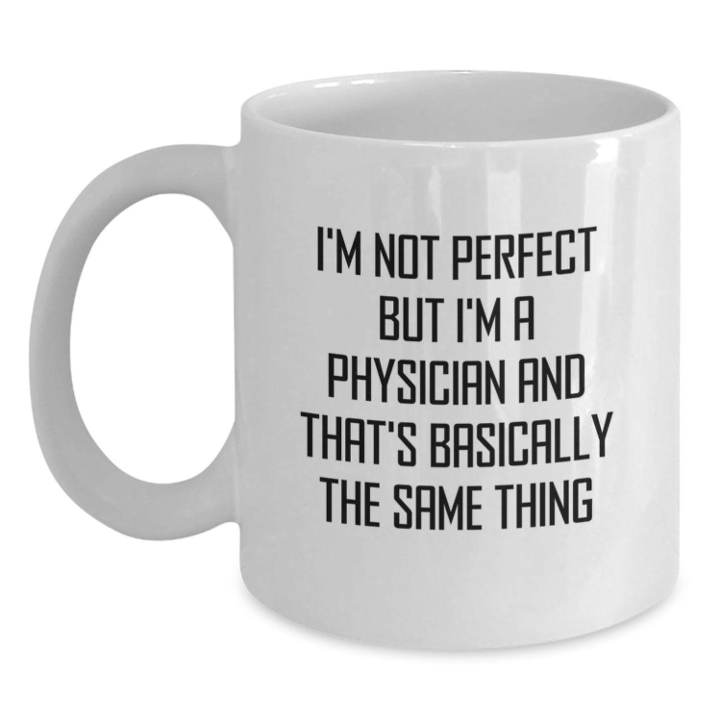 Physician Keepsake White Coffee Mug Birthday Gift for Him - Main