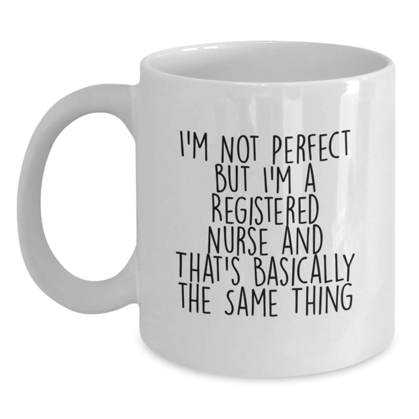 Registered Nurse Keepsake White Coffee Mug for Him Birthday Gift - Main
