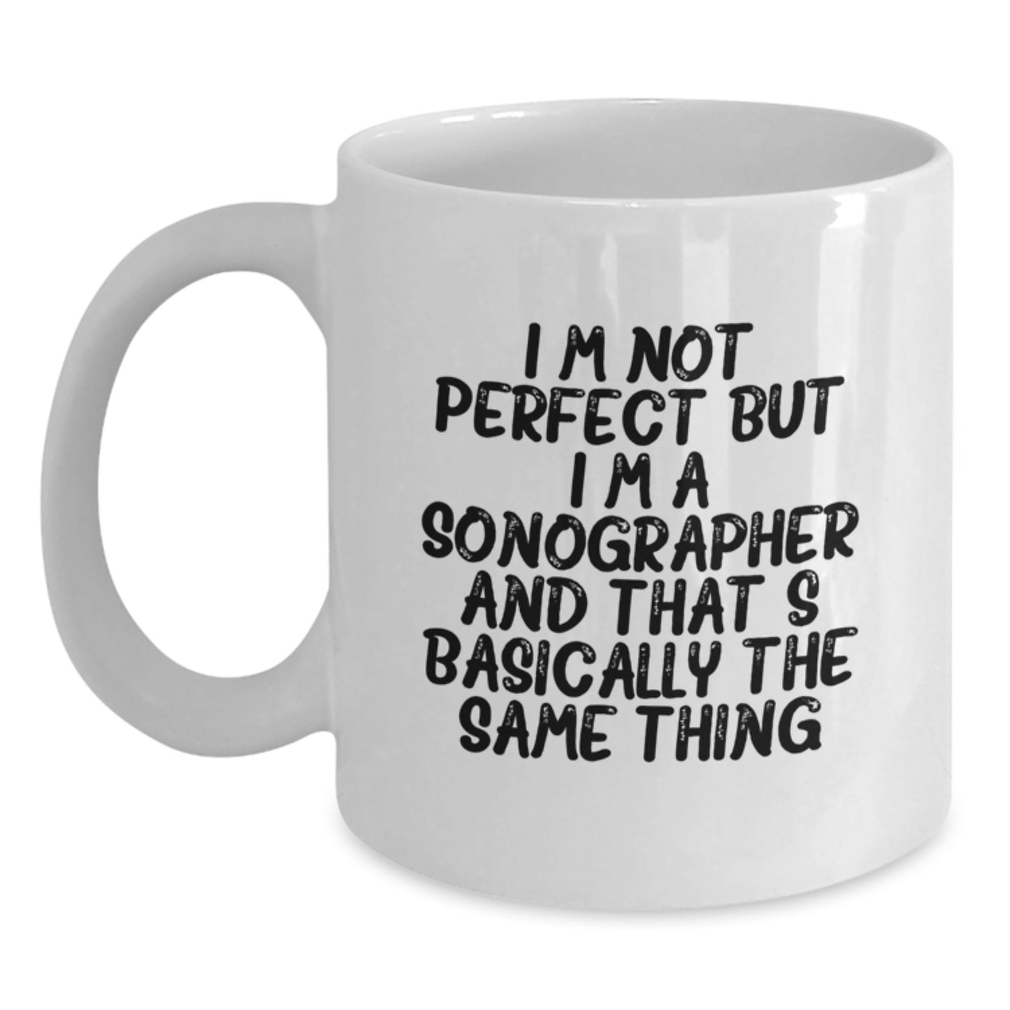 Sonographer Keepsake White Coffee Mug 11oz Microwave Safe Birthday Gift - Main