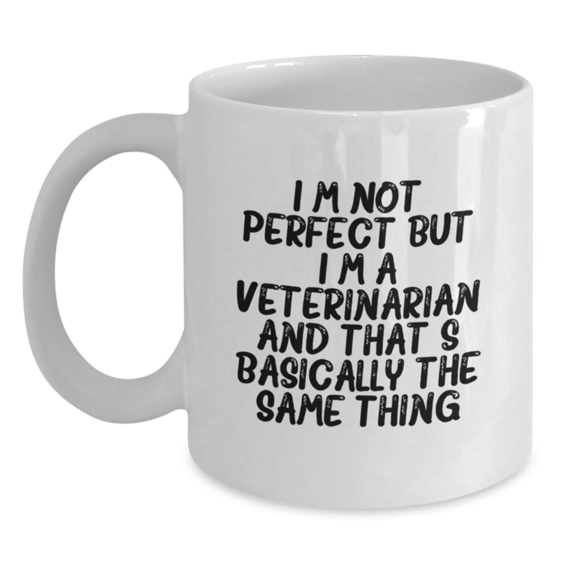 Veterinarian Keepsake White Ceramic Coffee Mug for Him Birthday Gift - Main