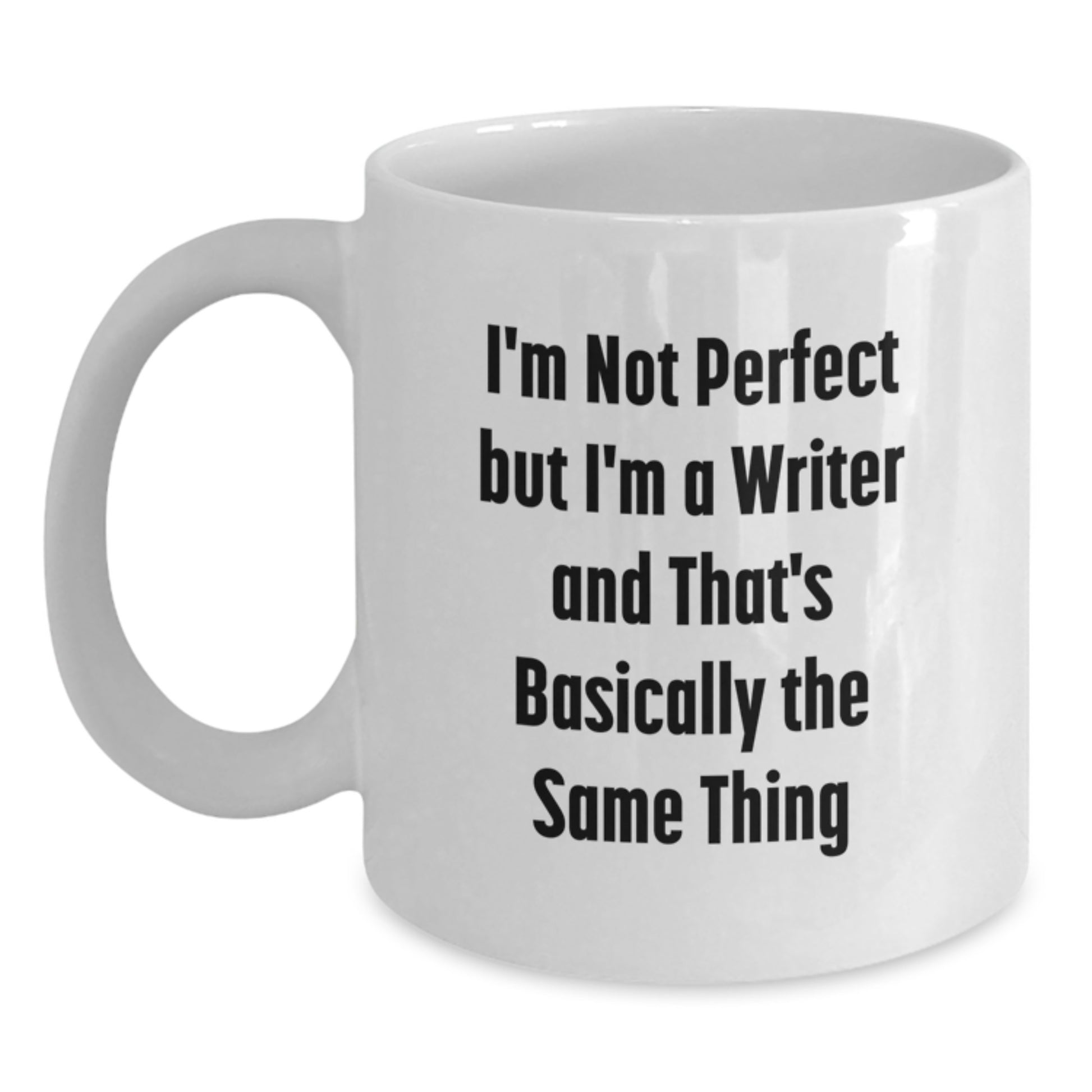 Writer White Coffee Mug Keepsake Birthday Gift for Him and Quote - Main