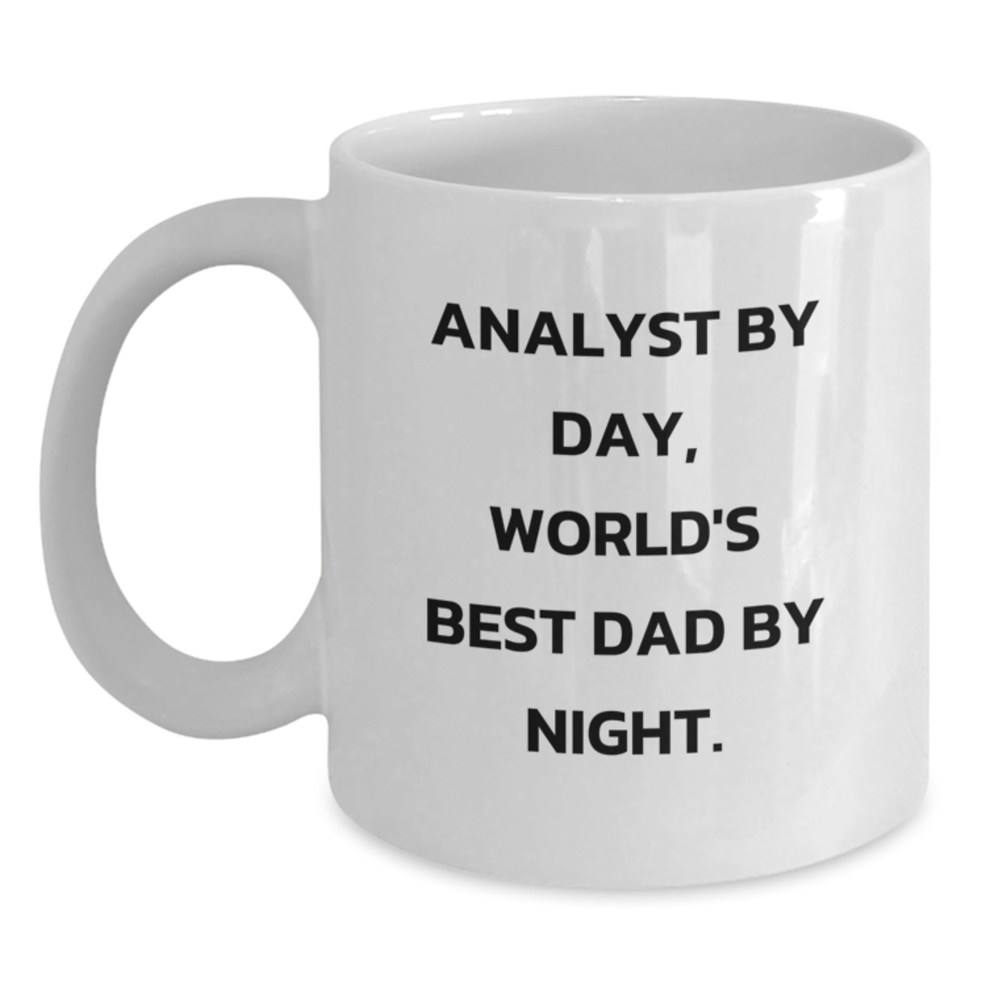 Analyst Keepsake White Ceramic 11oz Mug for Him Birthday Gift - Main