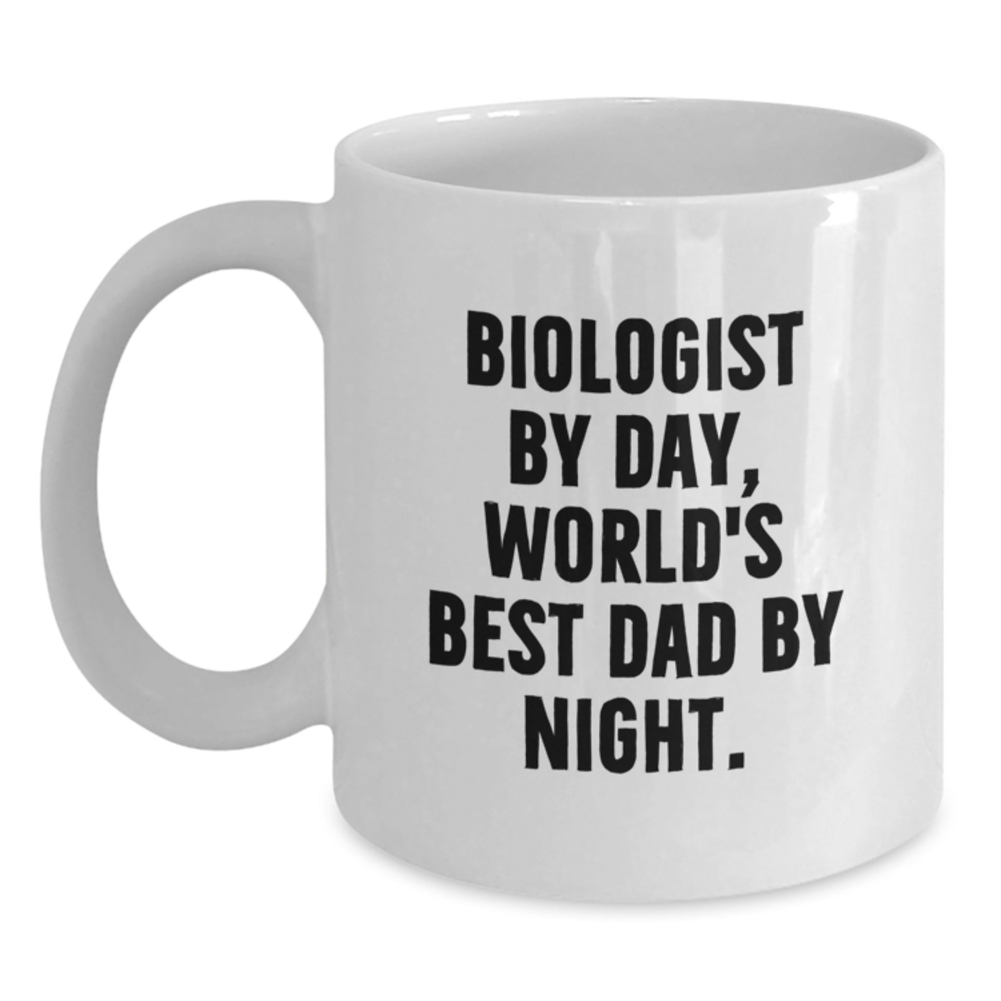 Birthday Gift Biologist White Coffee Mug for Her Present - Main