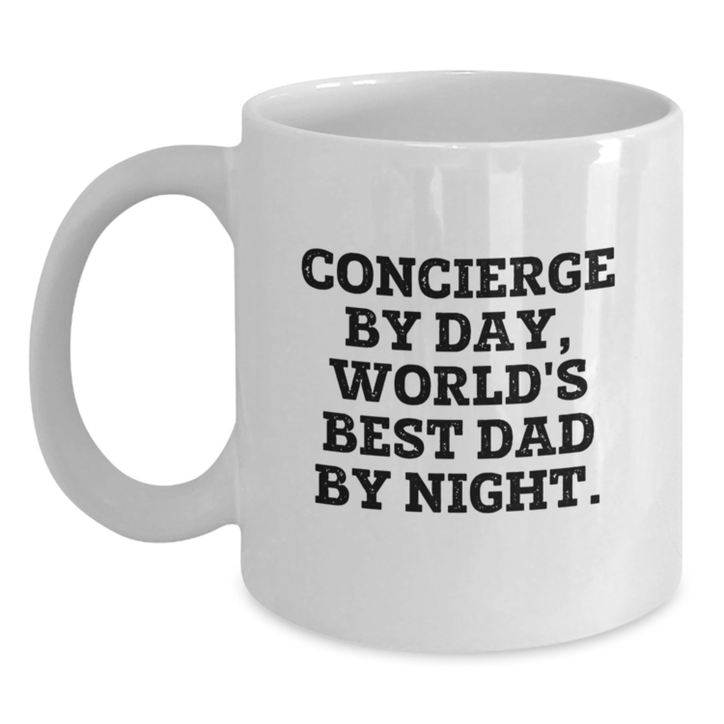 Concierge White Coffee Mug Keepsake Birthday Gift for Him - Main