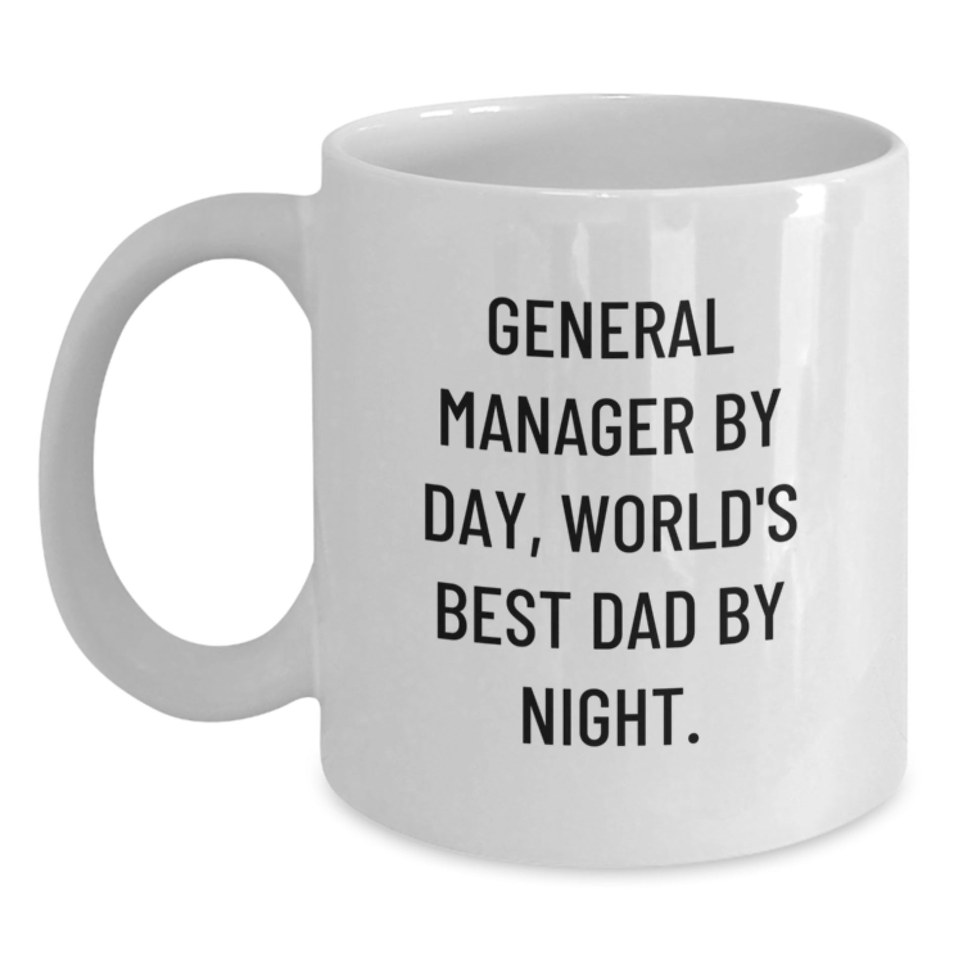 General Manager Keepsake White Coffee Mug for Him Birthday Gift - Main