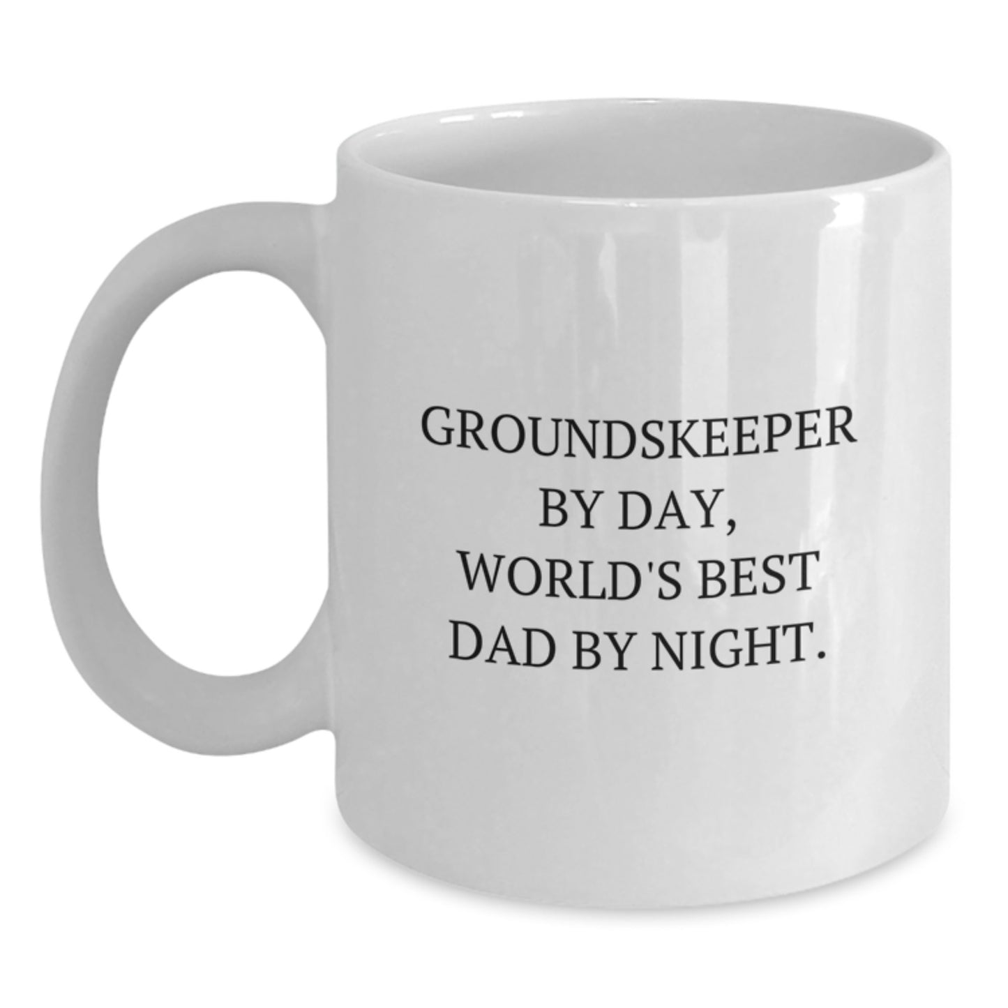 Groundskeeper Keepsake White Ceramic Mug for Him Birthday Gift - Main
