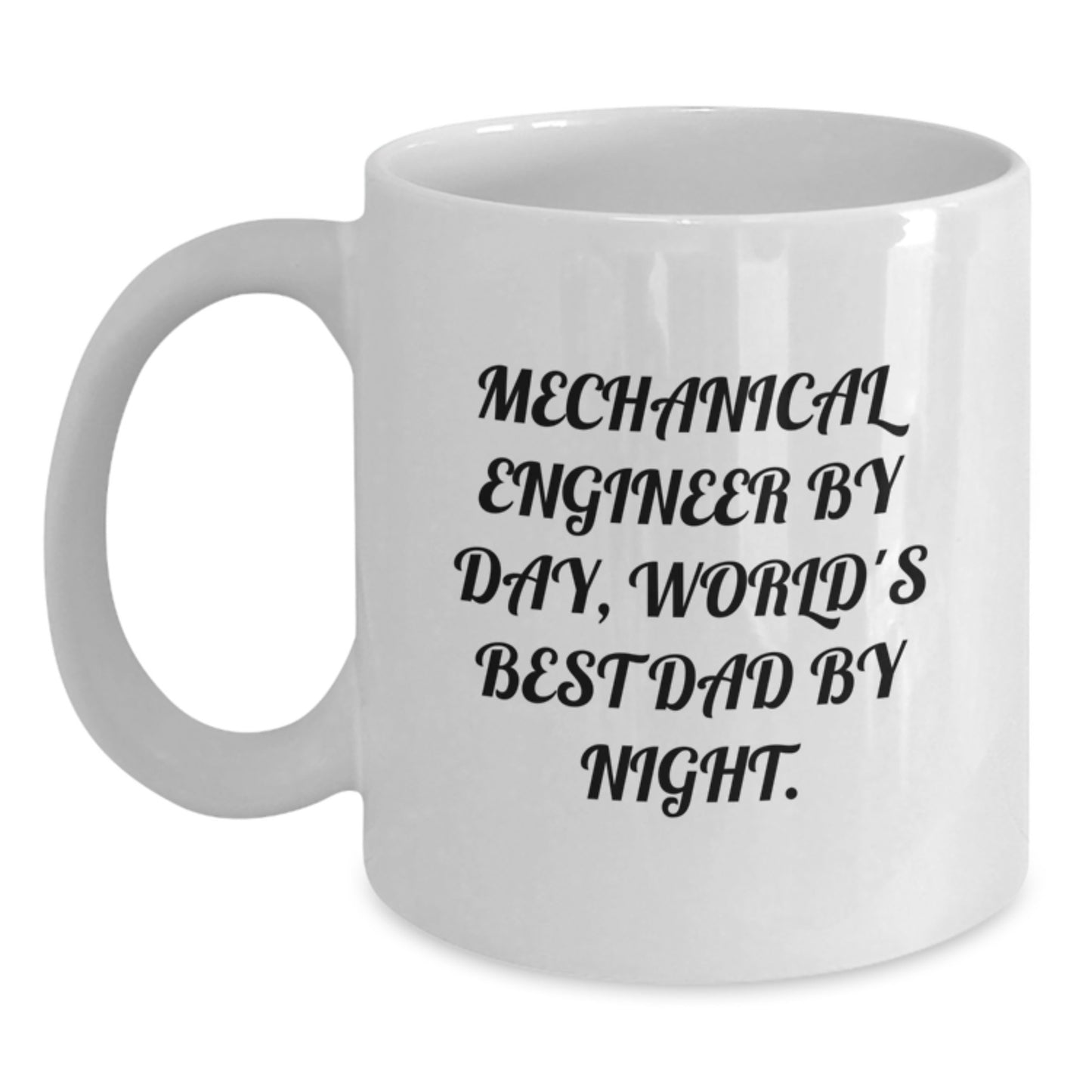 Birthday Gift Mechanical Engineer White Coffee Mug for Her Present - Main