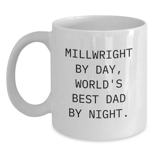 Millwright White Coffee Mug Premium Keepsake Birthday Gift for Him - Main