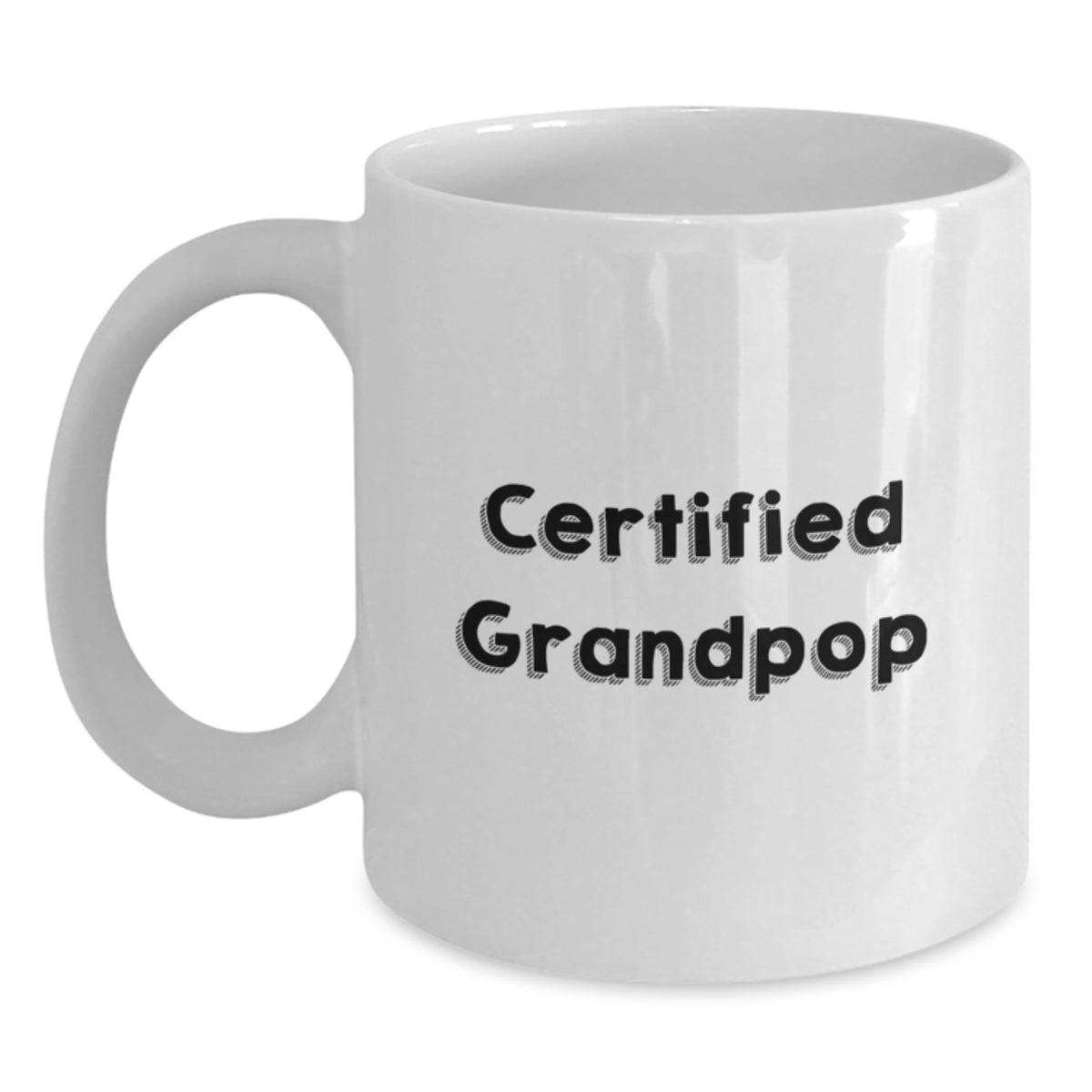 Funny Grandpop Gift, White Coffee Mug for Birthday, Gifts from Family to Grandpop - Main