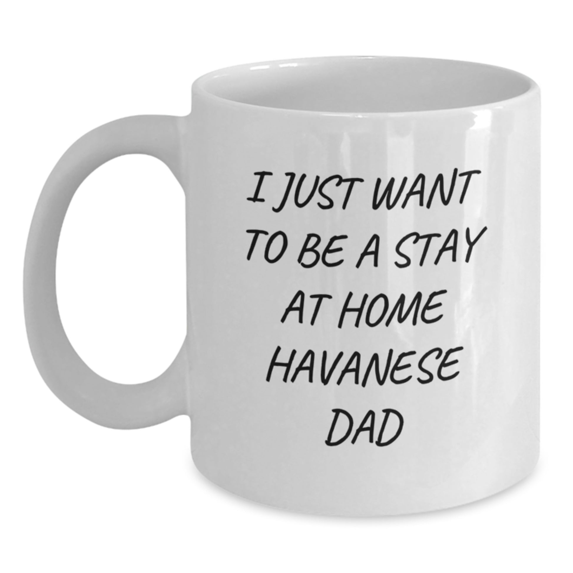 Havanese Dog Lover Gifts from Dad to Havanese Dad, Funny Quote, White Coffee Mug for Havanese Dog, Birthday Unique Gifts - Main