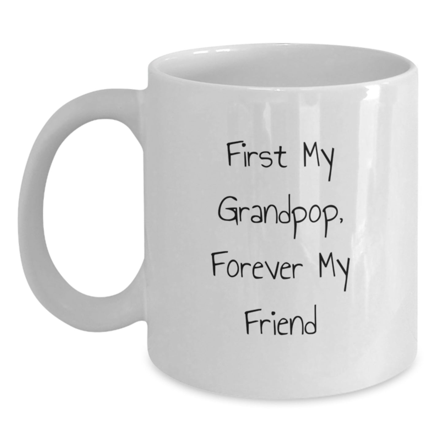 Funny Grandpop Quotes White Coffee Mugs Gifts for Men, Funny Grandpop, Gifts from Family - Main