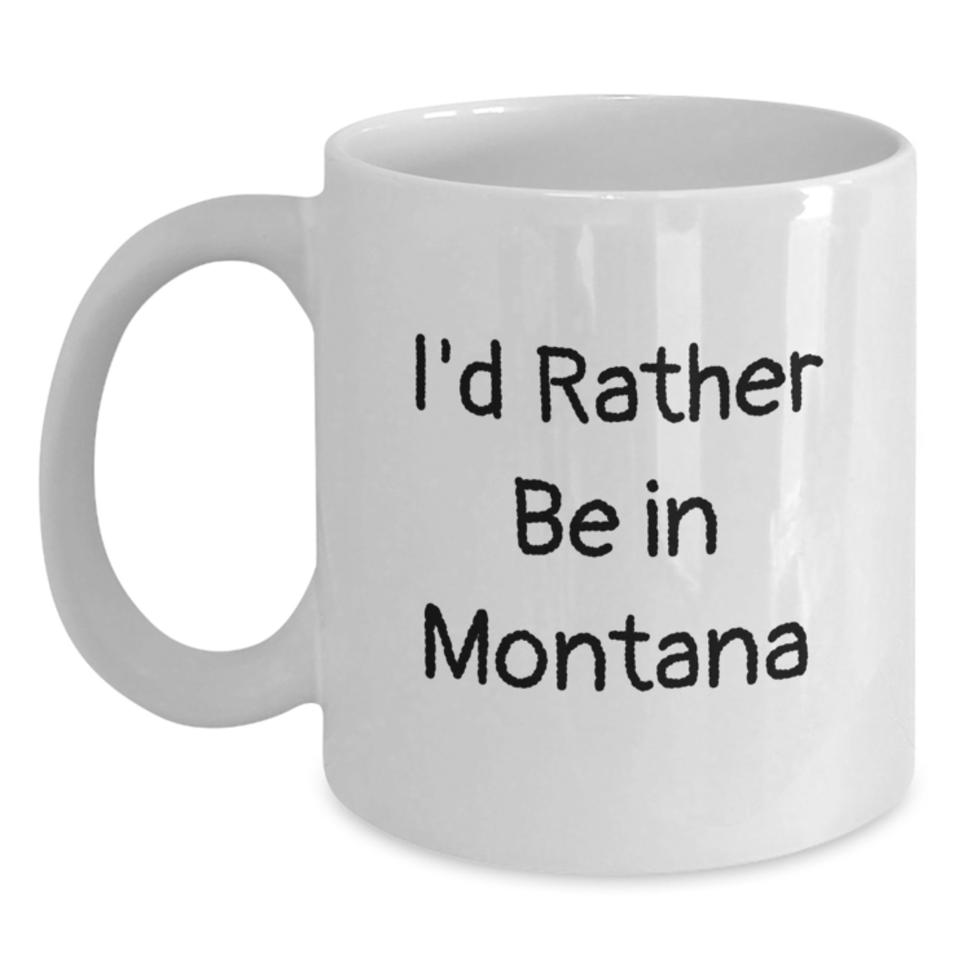Montana Keepsake White Coffee Mug for Him Birthday Gift - Main