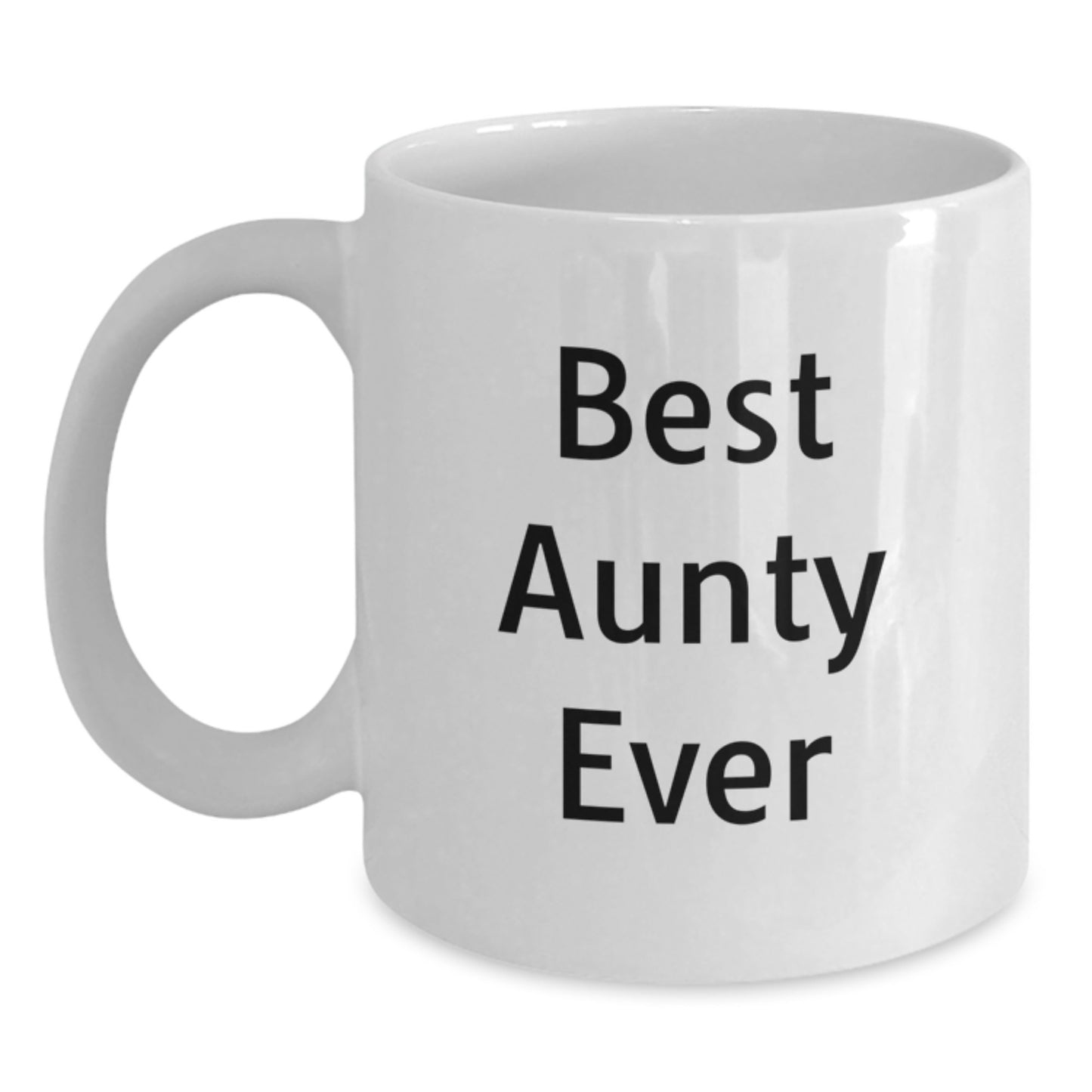 Aunty Keepsake White Coffee Mug for Him Birthday Gift - Main