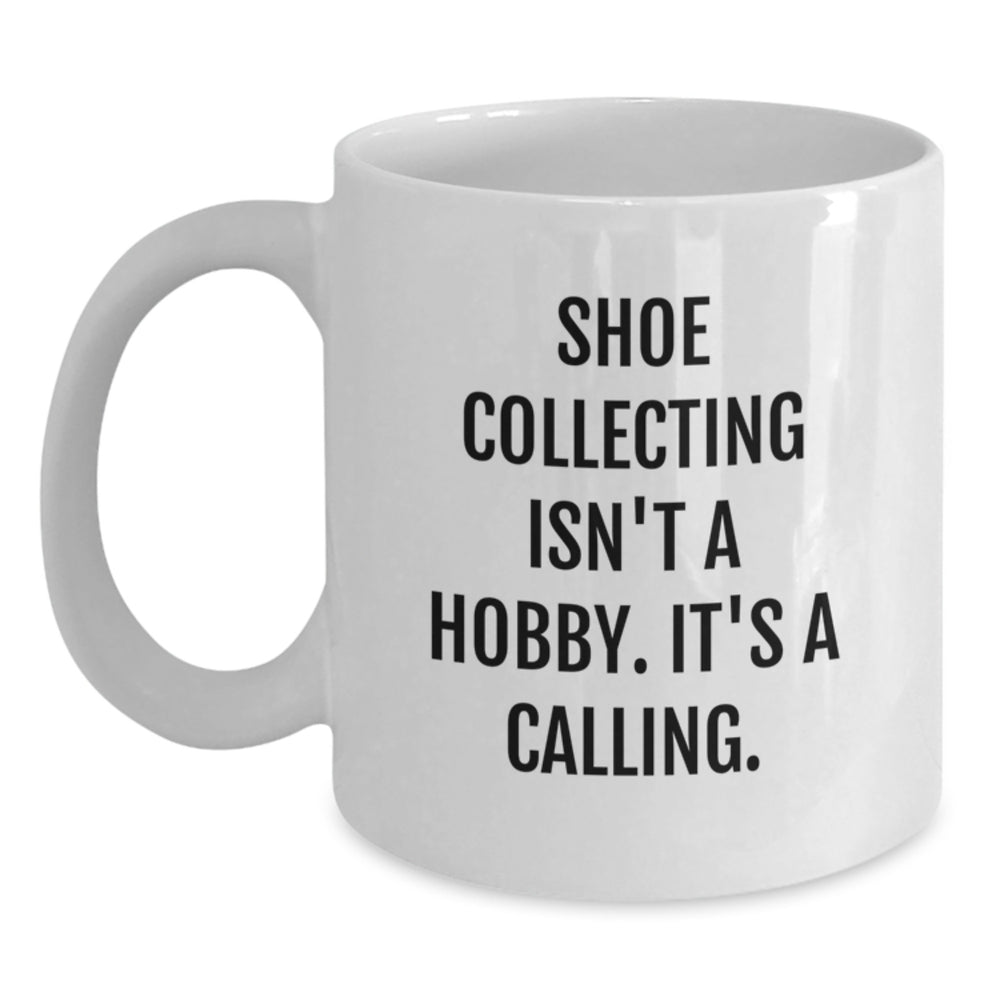 Funny Coffee Mug for Shoe Collecting Enthusiasts, Gifts from Friends, Perfect for Christmas Unique Gifts - Main