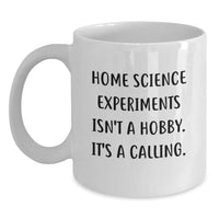 Load image into Gallery viewer, Home Science Experiments Fan Gifts from Family for Friends, Christmas Unique Mugs &#39;Home Science Experiments Isn&#39;t A Hobby. It&#39;s A Calling.&#39; - Main
