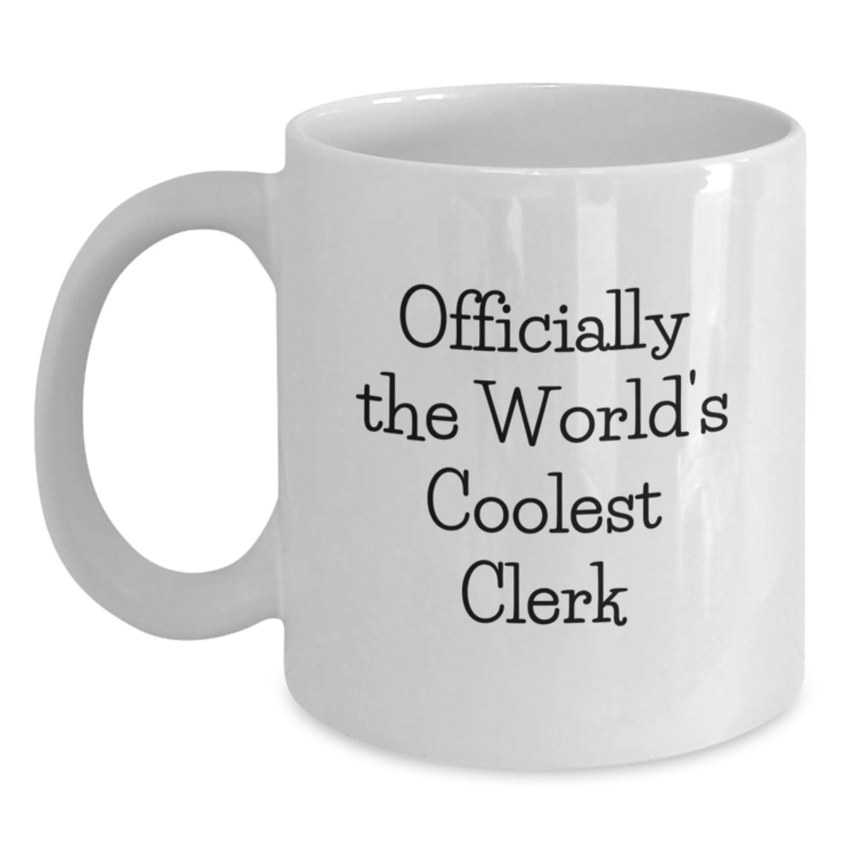 Funny Clerk Gifts from Friends, Christmas Unique Gifts for Clerk, Officially The World's Coolest Clerk Mugs - Main