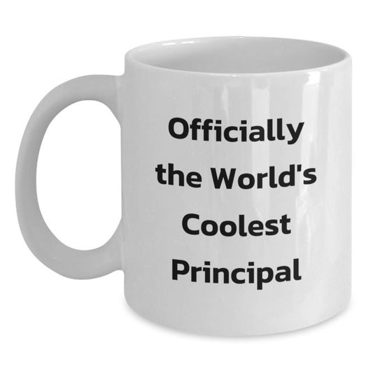 Funny Principal White Coffee Mugs Gifts from Men for Best Principal Christmas Unique - Main
