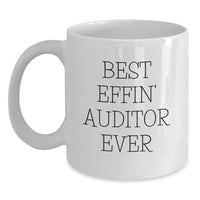 Load image into Gallery viewer, Funny Auditor Quotes White Coffee Mugs Gifts for Auditor Friends Christmas Unique Presents from Friends - Main
