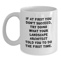Load image into Gallery viewer, Funny Landscape Architect Mugs, Gifts from Friends, Christmas Unique Mugs for Landscape Architects Men - Main
