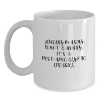 Load image into Gallery viewer, Funny Jewelry Making Gifts from Friends, Perfect for Jewelry Making Enthusiasts, White Coffee Mug for Graduation Unique Gifts - Main
