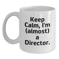 Load image into Gallery viewer, Funny Quotes for Directors White Coffee Mug Gifts from Friends on Valentine's - Main
