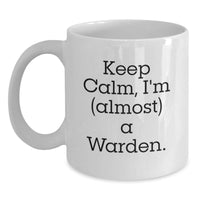 Load image into Gallery viewer, Funny Warden Mug Gifts from Men to Warden Friends on Valentine's - Main
