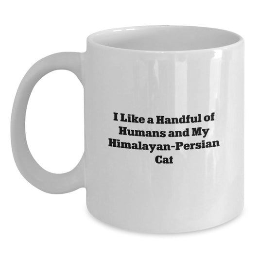 Himalayan-Persian Cat Lover, Funny Quote Gifts from Men to Women for Mother's Day, White Coffee Mug 11oz/15oz - Main