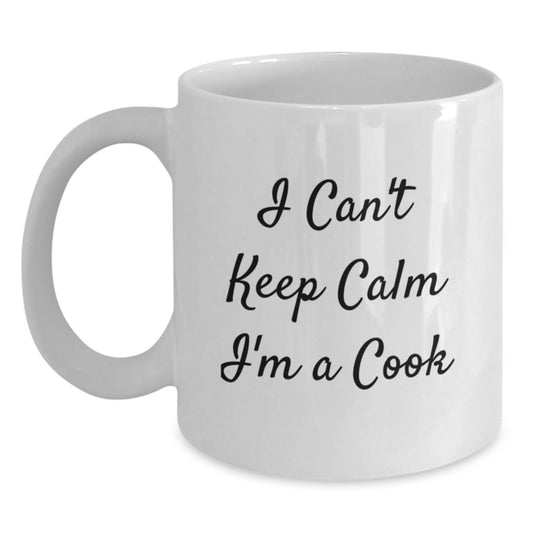 Funny Cook Quotes Gifts from Family to Mom on Mother's Day White Coffee Mug - Main