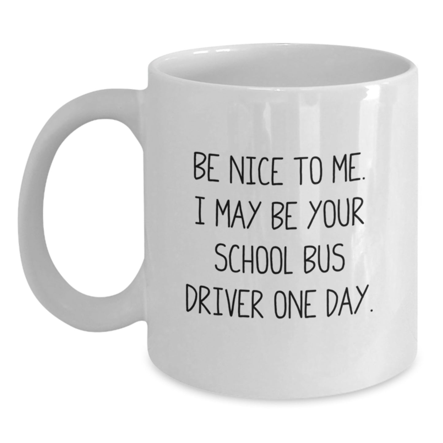 Funny School Bus Driver White Coffee Mugs Gifts from Friends for School Bus Driver Men on Father's Day - Main