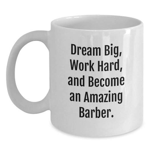 Funny Barber White Coffee Mug Gifts from Friends for Valentine's Unique - Main