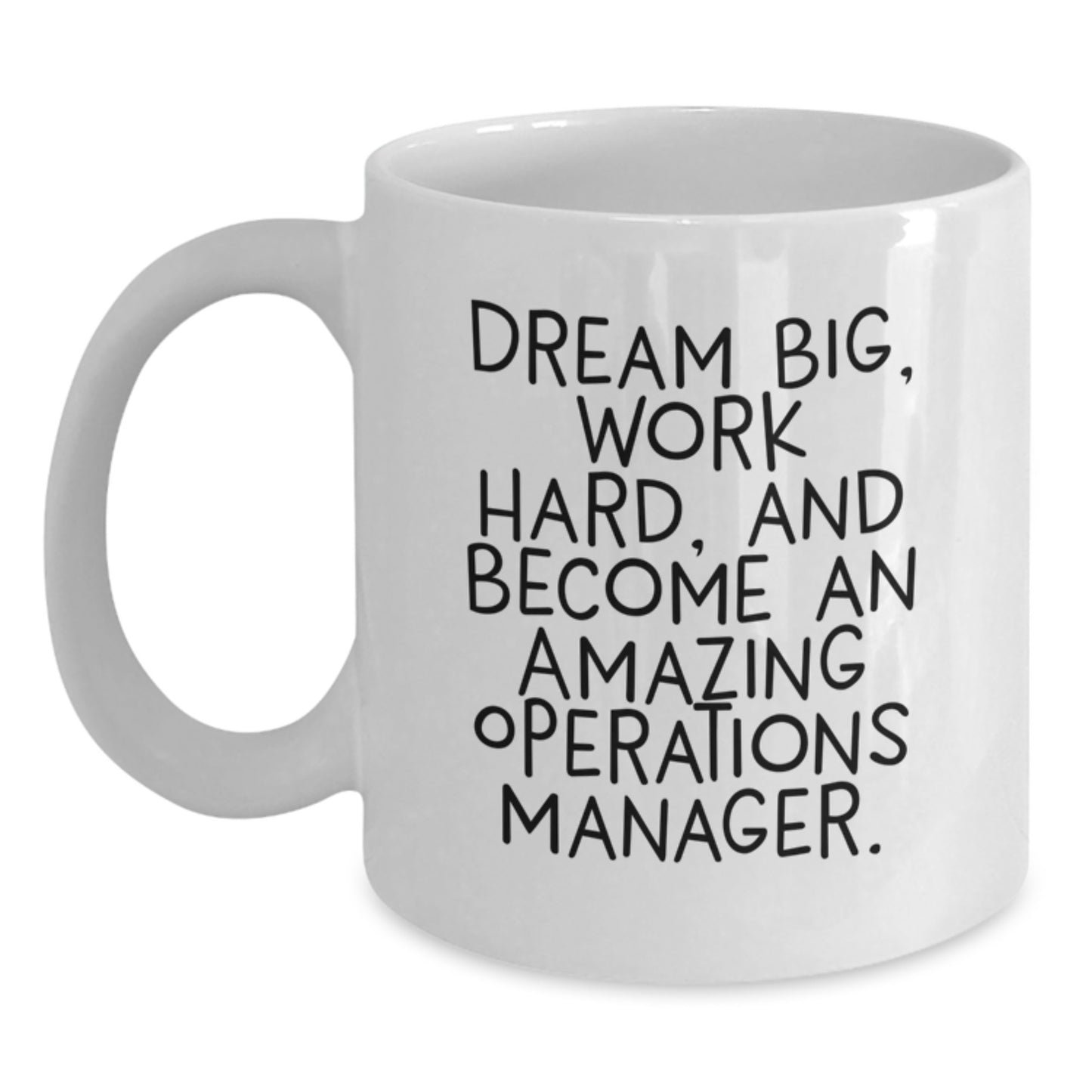 Operations Manager Keepsake White Coffee Mug for Him Birthday Gift - Main