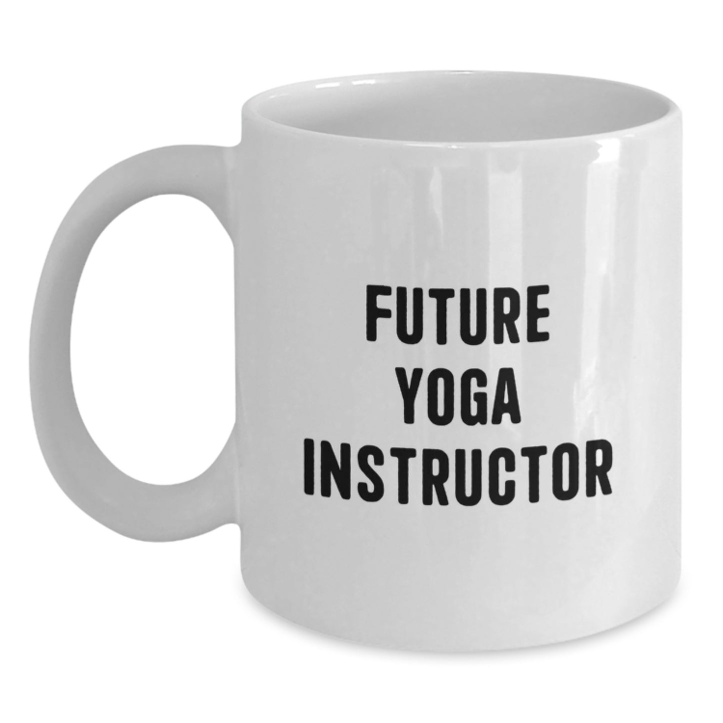 Yoga Instructor Keepsake White Coffee Mug for Him Birthday Gift - Main