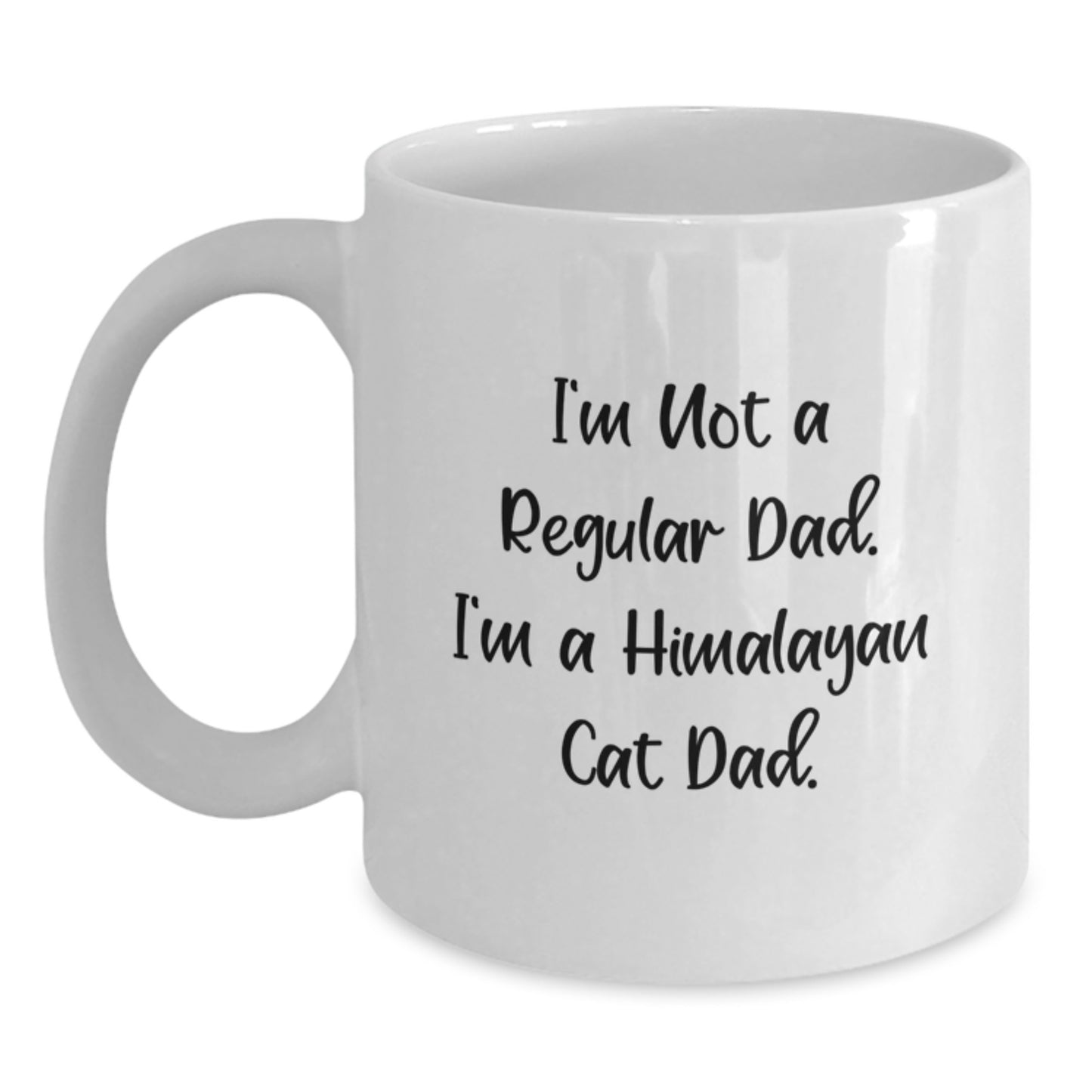 Himalayan Cat Dad Gifts from Men White Coffee Mugs for Him Graduation Unique - Main