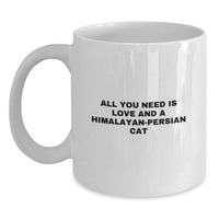 Load image into Gallery viewer, Funny Quotes for Himalayan-Persian Cat Lovers - Gifts from Men to Himalayan-Persian Cat Enthusiasts, Unique White Coffee Mugs for Christmas - Main
