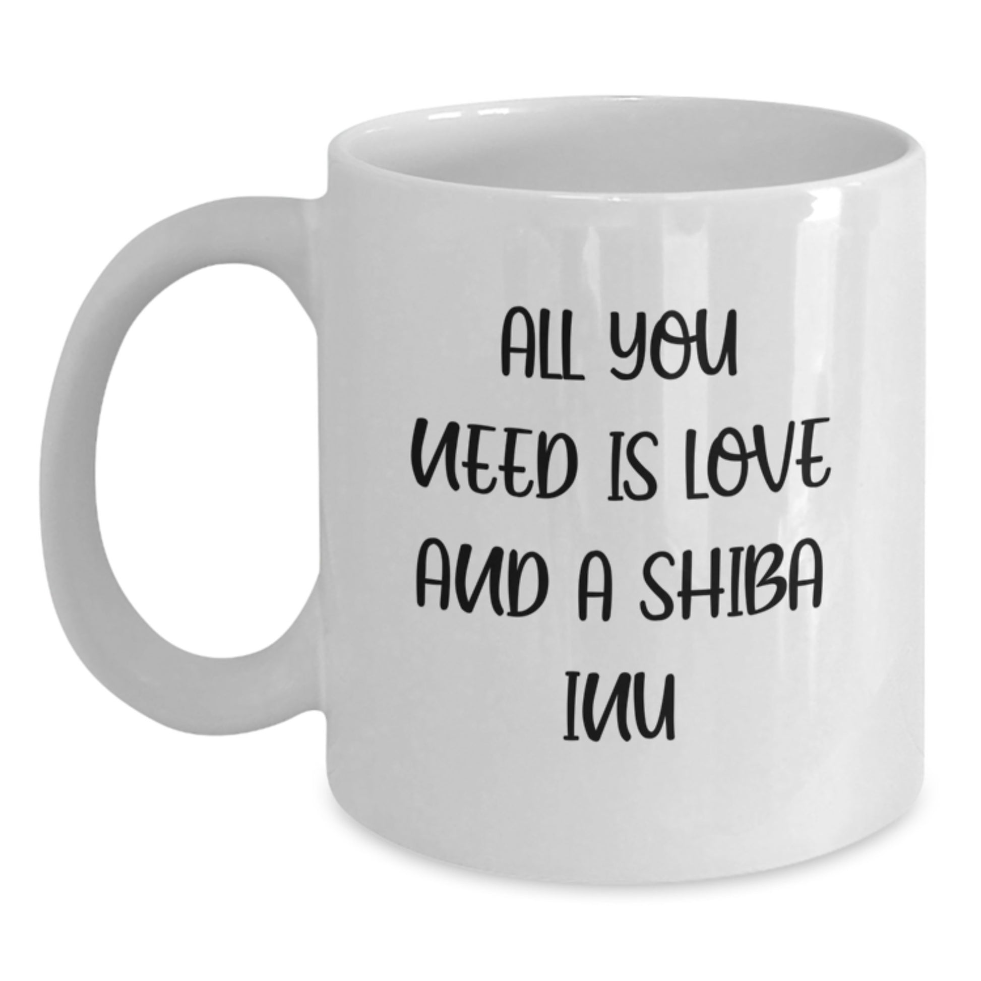 Shiba Inu Dog Lover Gifts, Funny Quote White Coffee Mug for Shiba Inu Owners, Graduation Unique Gifts from Friends and Family to Shiba Inu Enthusiasts - Main