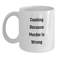 Load image into Gallery viewer, Funny Cooking White Coffee Mug Gifts from Men to Women Friends for Valentine's Unique - Main
