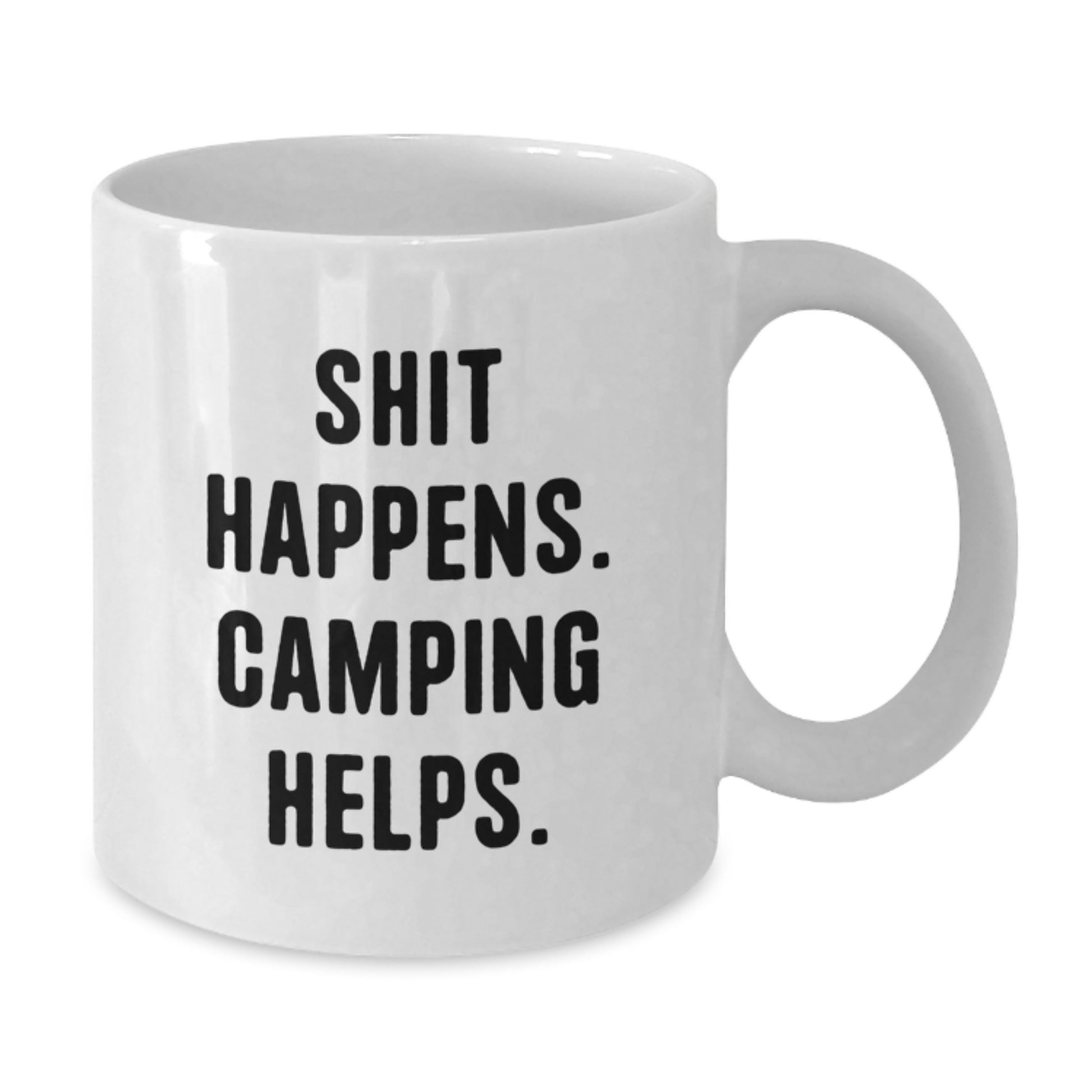 Funny Camping White Coffee Mugs Gifts from Friends for Camping Enthusiasts Graduation Unique Gifts - Additional