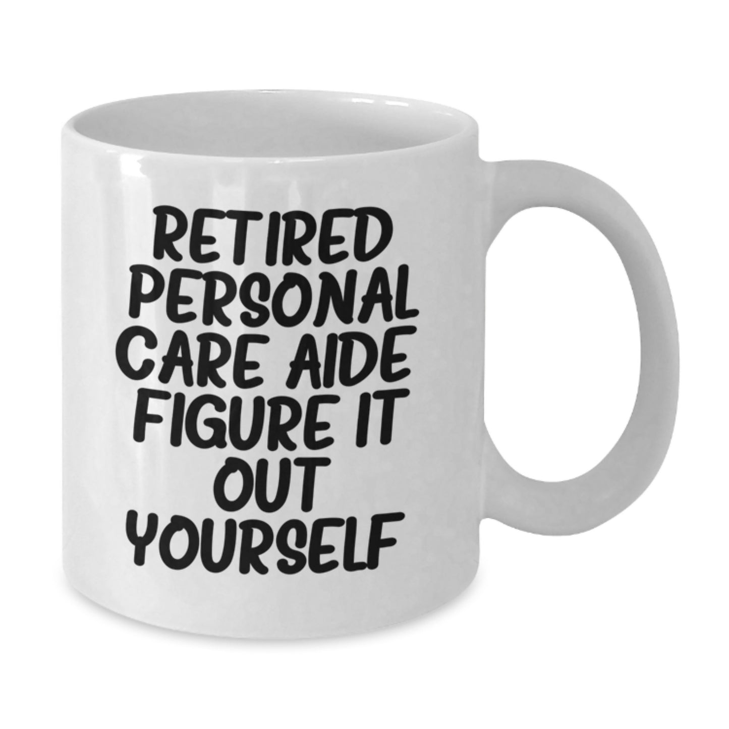 Funny Personal Care Aide Gifts for Men - White Coffee Mug, Retired PCAGuide, Perfect Valentine's Unique Gifts from Friends to Family - Additional