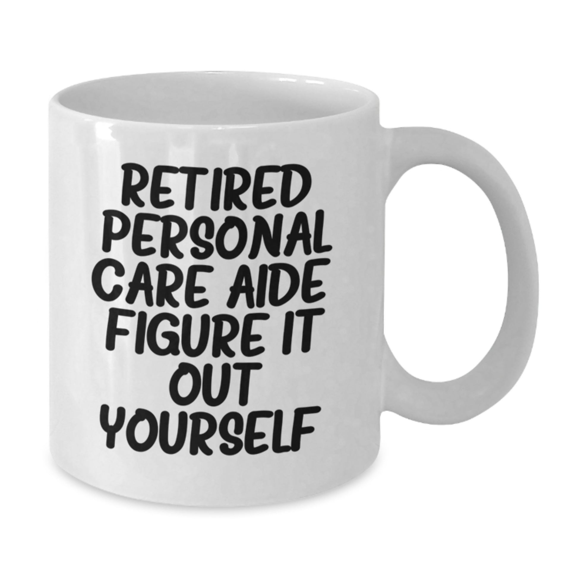 Funny Personal Care Aide Gifts for Men - White Coffee Mug, Retired PCAGuide, Perfect Valentine's Unique Gifts from Friends to Family - Additional