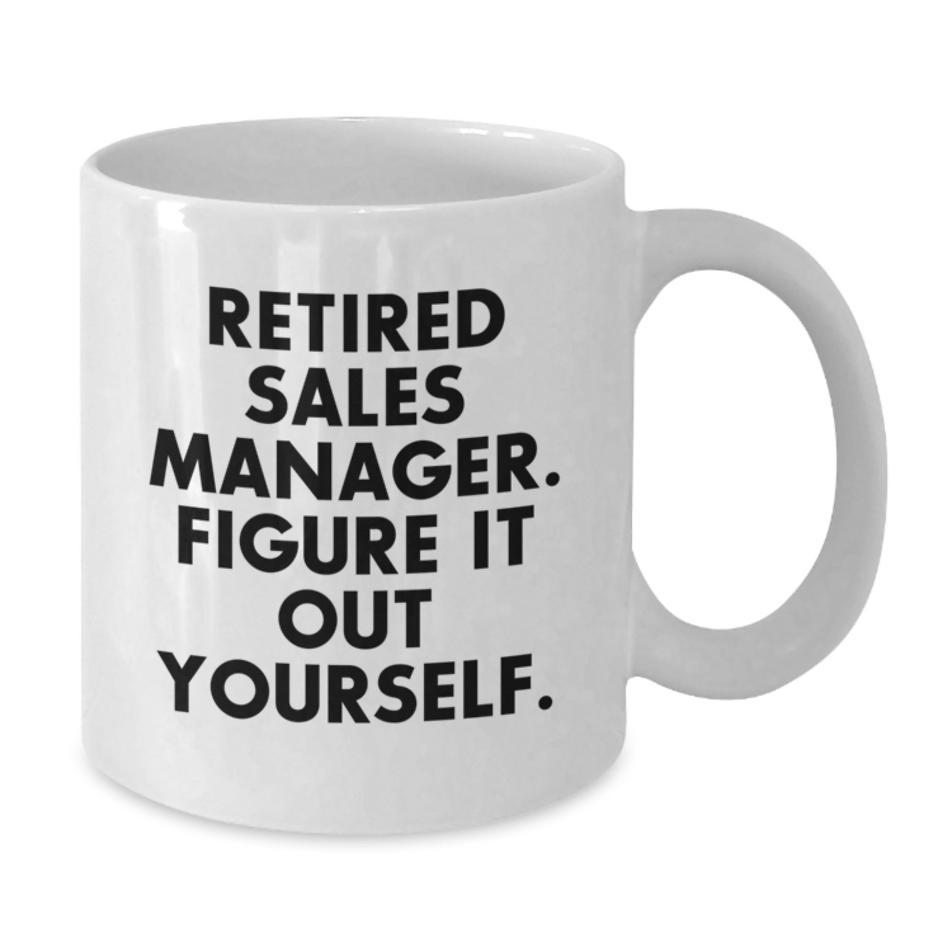 Premium Ceramic Retired Sales Manager Keepsake Mug for Him Birthday Gift - Additional