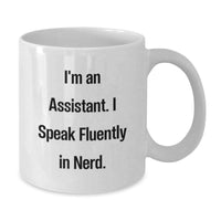 Load image into Gallery viewer, Funny Assistant White Coffee Mug Gifts from Friends for Assistant Men Christmas - Additional
