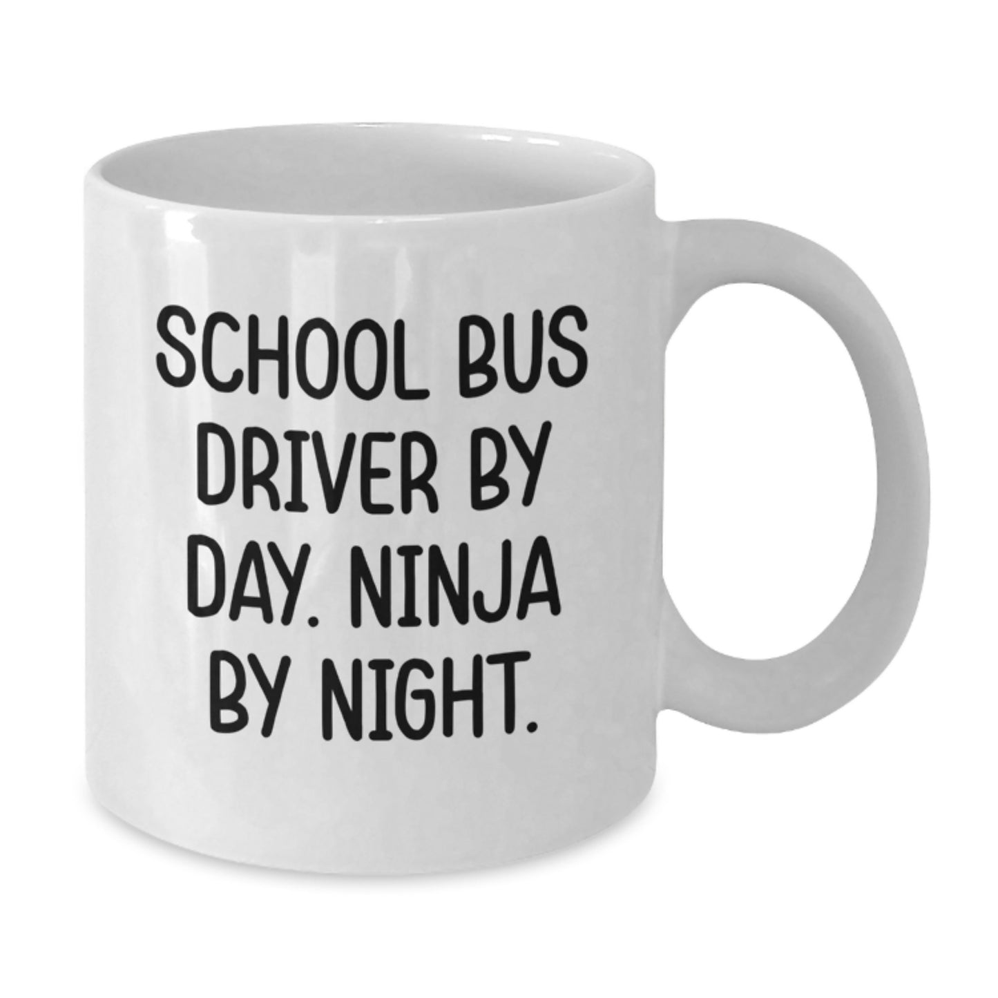 School Bus Driver Keepsake Mug for Him Birthday Gift White 11oz Ceramic - Additional