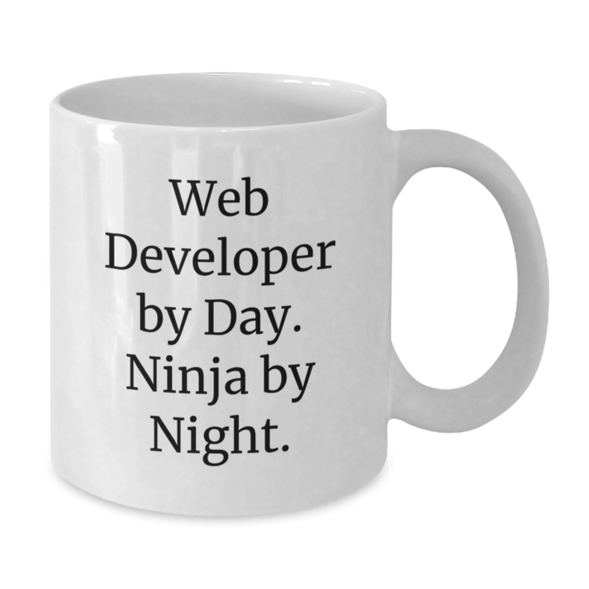 Funny Web Developer Gifts for Men, White Coffee Mug, Ideal Gift from Friends for Graduation Unique Unique Gifts - Additional