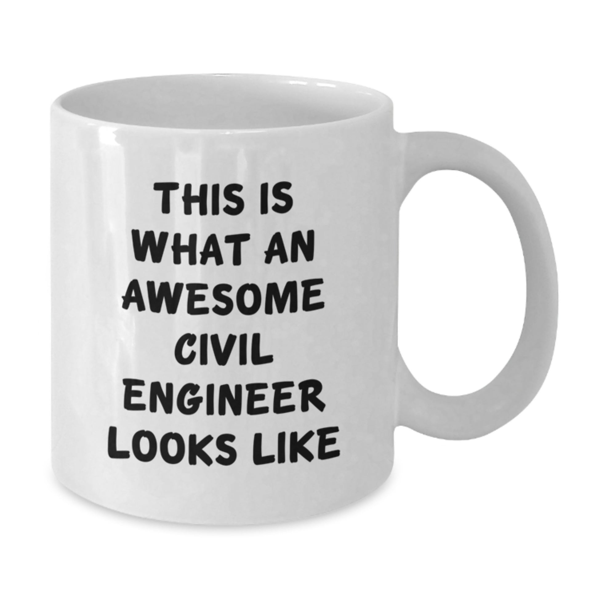 Civil Engineer Keepsake Mug for Him – White 11oz Graduation Gift - Additional